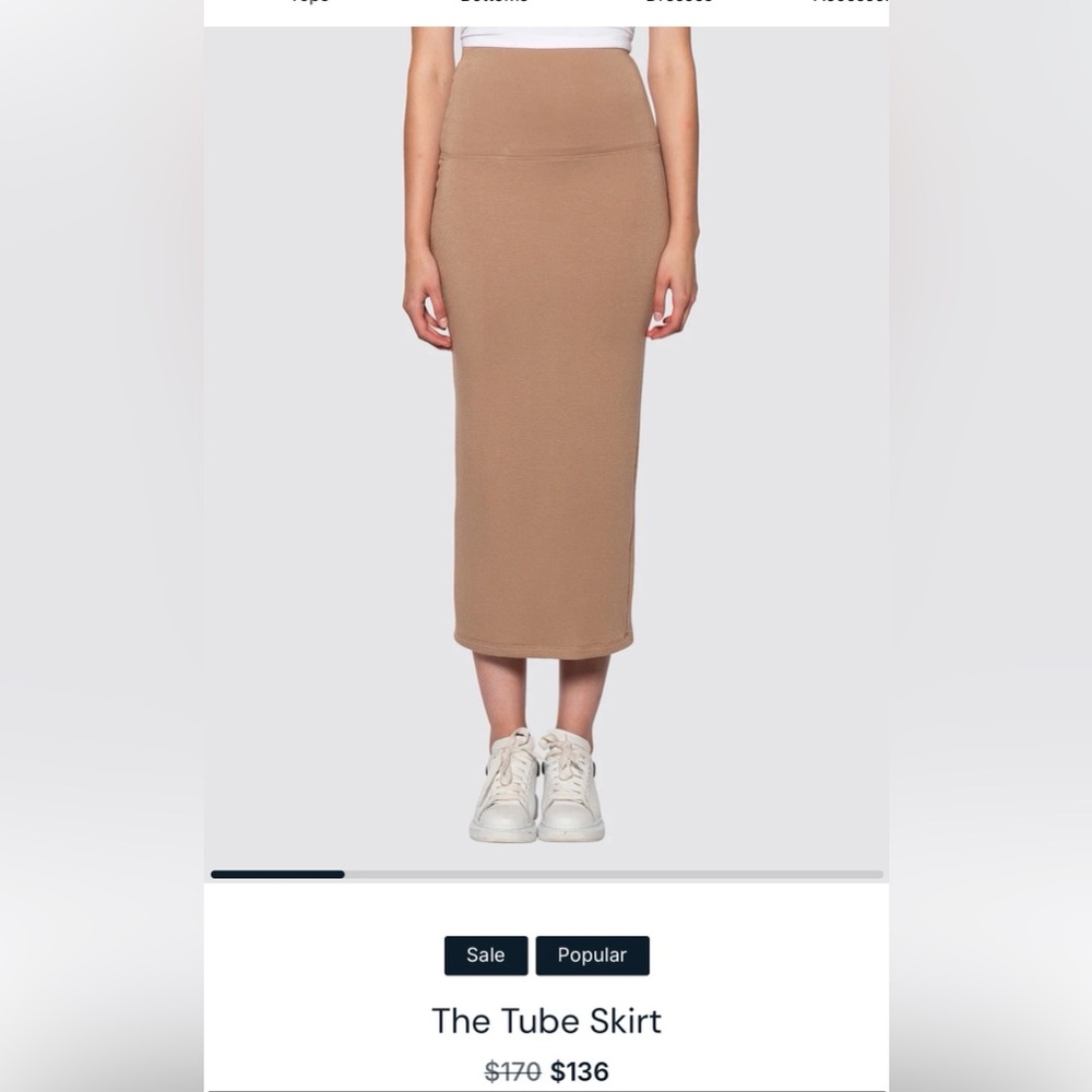 Bleusalt women tube skirt